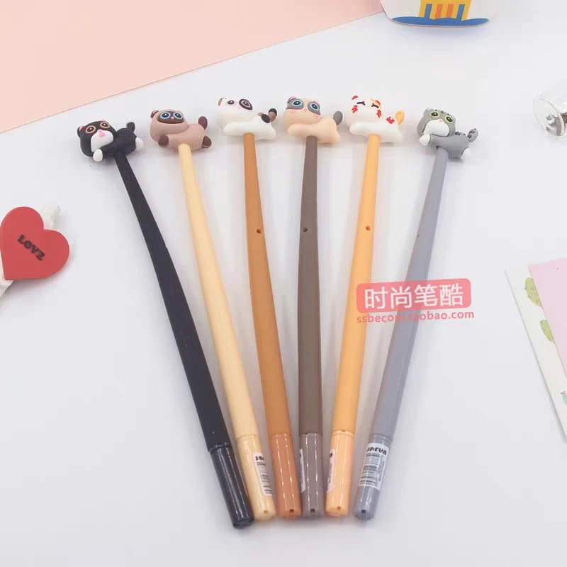 أقلام جل بتصميم كرتوني لطيف