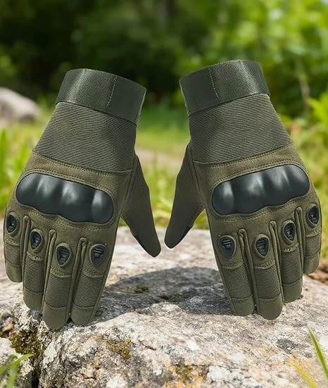 قفازات رياضية تكتيكية لركوب الدراجات للرجال في الهواء الطلق، زوج واحد