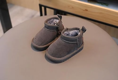 حذاء شتوي ناعم ودافئ للأطفال، حذاء ثلج للأطفال الصغار