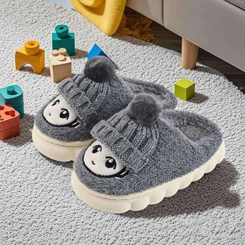 شبشب للاطفال الاولاد والبنات الصغار، شبشب لطيف دافئ للشتاء لغرفة النوم الداخلية 