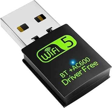 محول بلوتوث واي فاي USB من اوسكومر، 600 ميجابت في الثانية ثنائي النطاق 2.4 5Ghz 