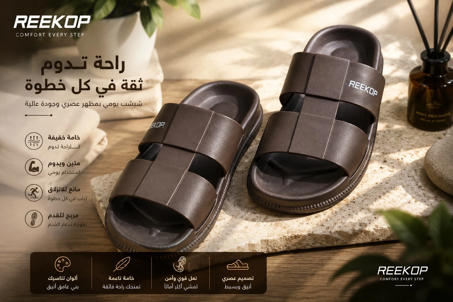 شبشب اطفالي ريكوب REEKOP – راحة تدوم وأناقة تميزك
